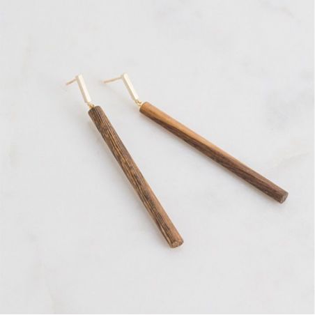 Bijou en argent - houten bar