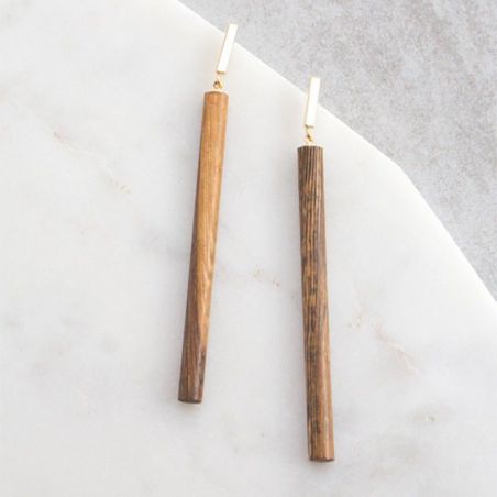 Bijou en argent - houten bar