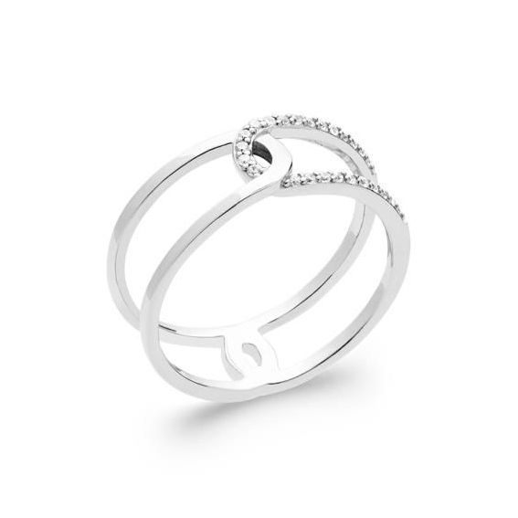 Bague argent 925 rhodie oz
