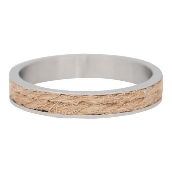 Anneau iXXXi corde brune - Anneau couvrant de marque de bijoux iXXXi