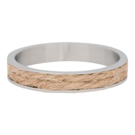 Anneau iXXXi corde brune - Anneau couvrant de marque de bijoux iXXXi