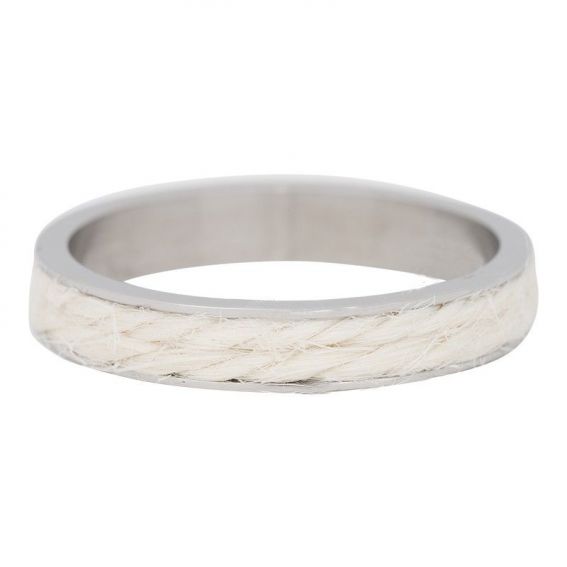 Anneau iXXXi corde blanche - Anneau couvrant de marque de bijoux iXXXi