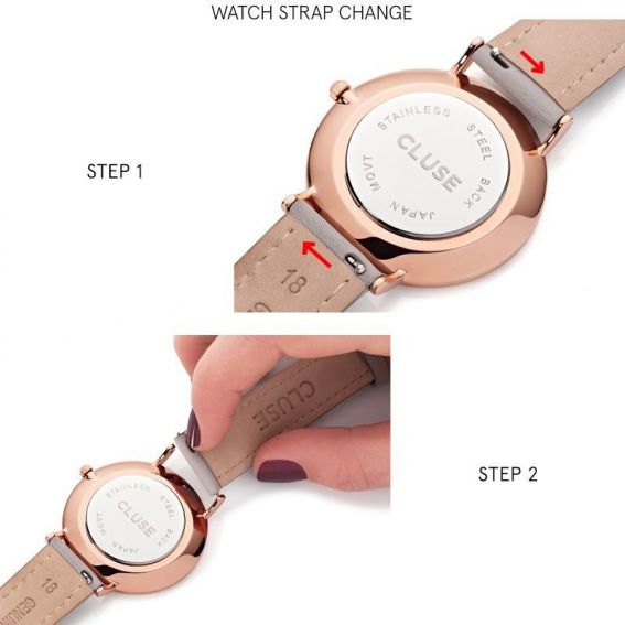 Cluse - Watch CLUSE - Triumph Rose Gold bicolour mesh