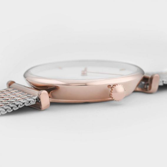 Cluse - Watch CLUSE - Triumph Rose Gold bicolour mesh