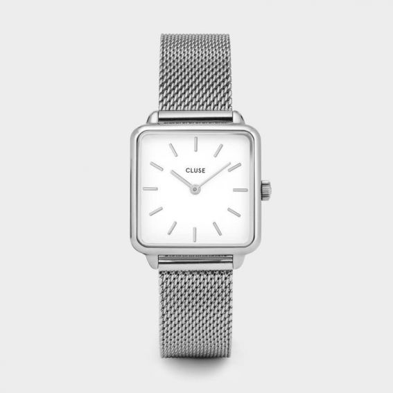 Montre CLUSE - La garçonne silver mesh/white - Bracelet acier