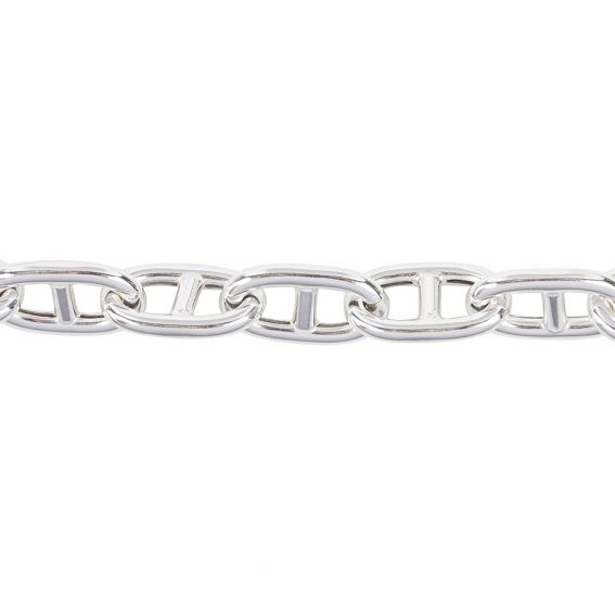 Bijou argent/plaqué or Hermès barred link bracelet