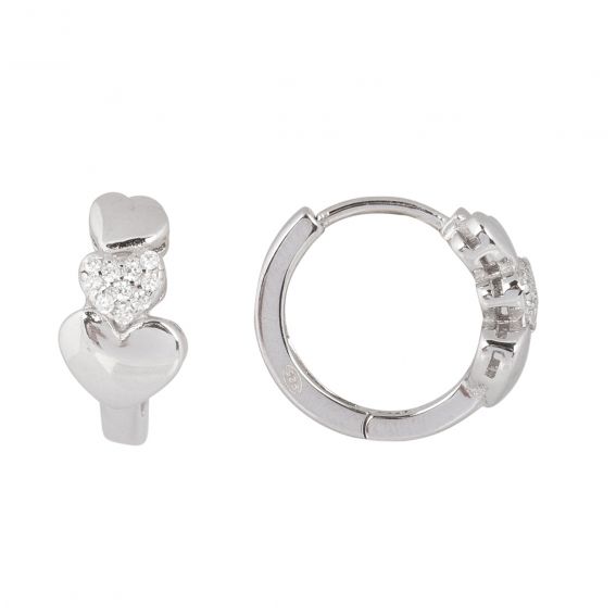 Oorringen met hartjes en...