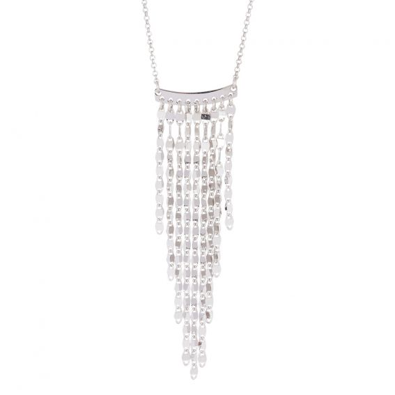 Bijou argent/plaqué or Multi-chain necklace