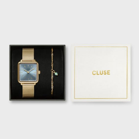 Cluse Pack CLUSE - La tetragone Mesh Gold en armband