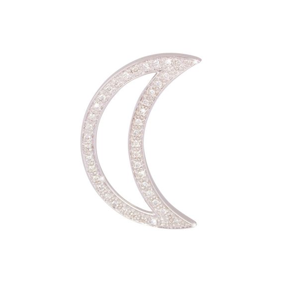 Moon brooch with 40...