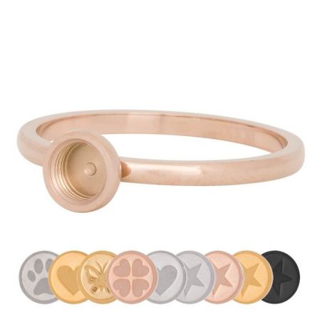 Base rosée pour élément interchangeable iXXXi - Bijoux de marque iXXXi