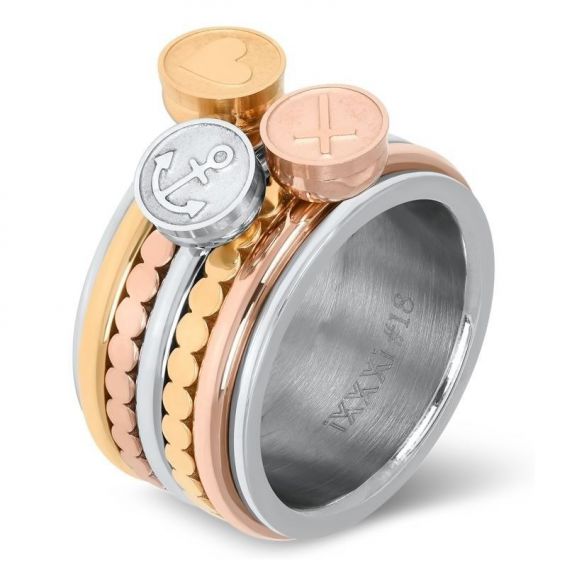 Base rosée pour élément interchangeable iXXXi - Bijoux de marque iXXXi