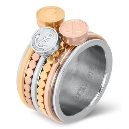 Base rosée pour élément interchangeable iXXXi - Bijoux de marque iXXXi