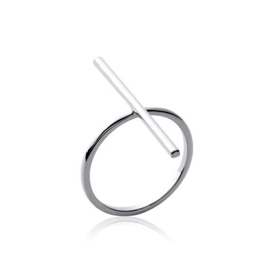 Bague argent 925 rhodie