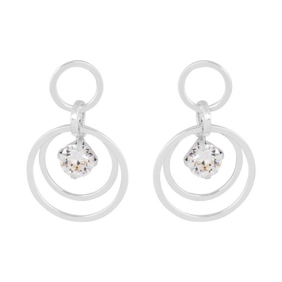 Cirkels met zilveren stenen