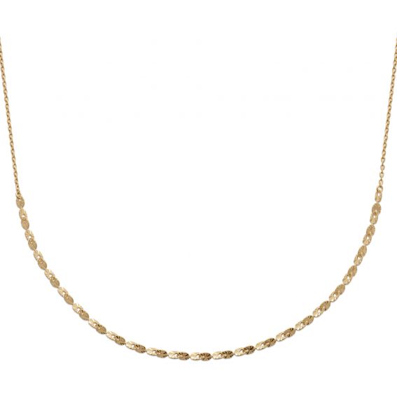 Bijou argent/plaqué or 18k pv gold plated necklace