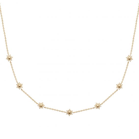 Collier plaqué or 18k mini...