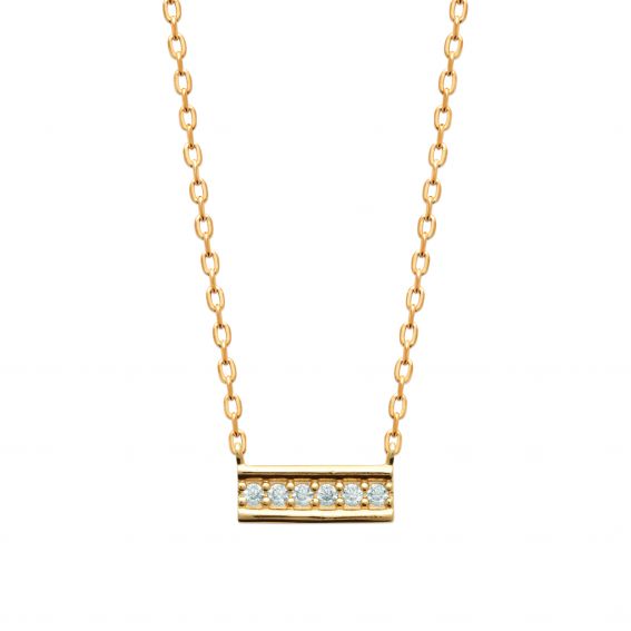 18k goud vergulde ketting...