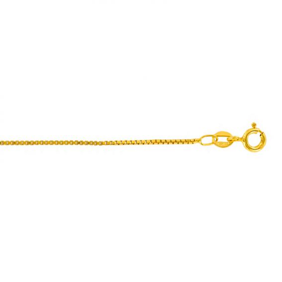 Bijou argent/plaqué or Chaine maille vénitienne dorée