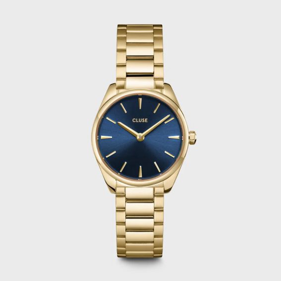 Cluse CLUSE horloge - Féroce Mini Blauw goud