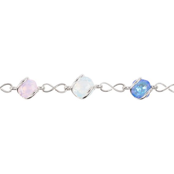 Andrea Marazzini Medium bubble white ppal Swarovski crystal bracelet