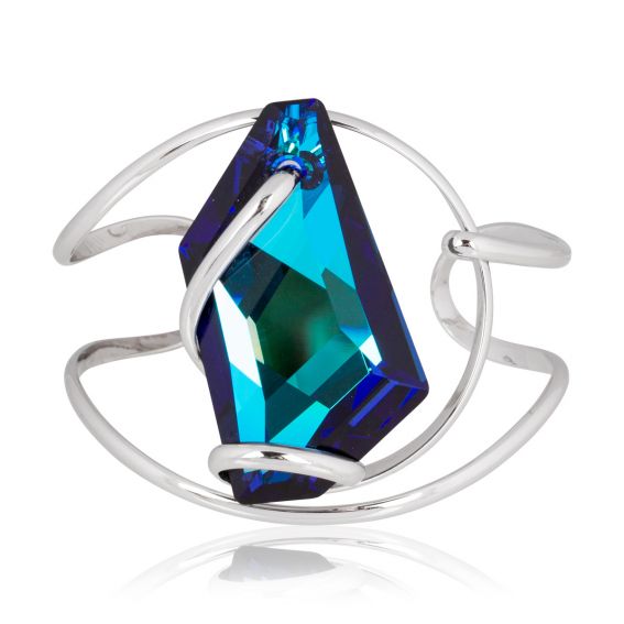 Andrea Marazzini Swarovski crystal bracelet De Art Bermuda Blue