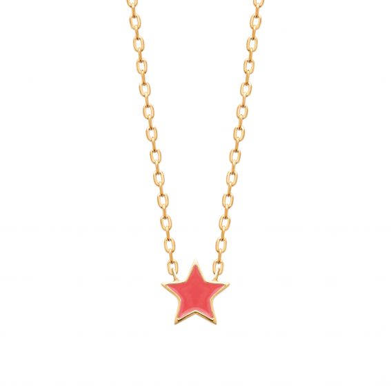 18k gold plated pink...