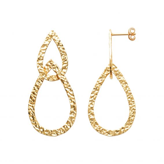 18k vergulde dubbele open...