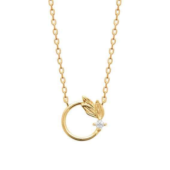 Collier disque ouvert,...