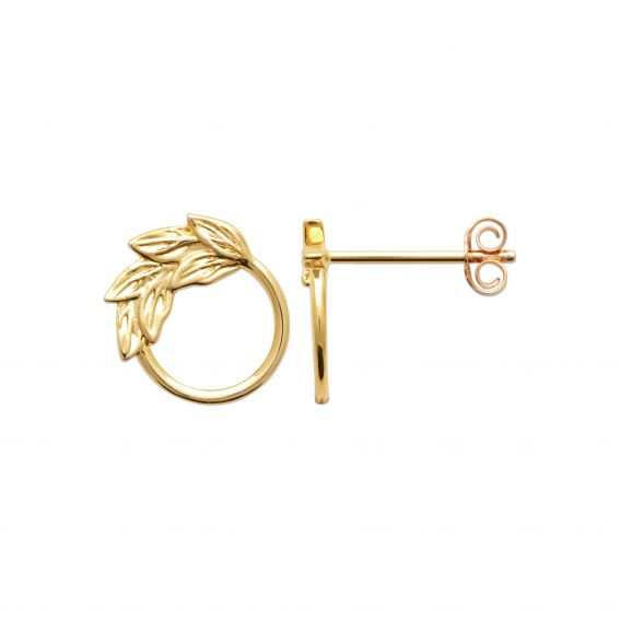 Créole plaqué or 18k et 6...