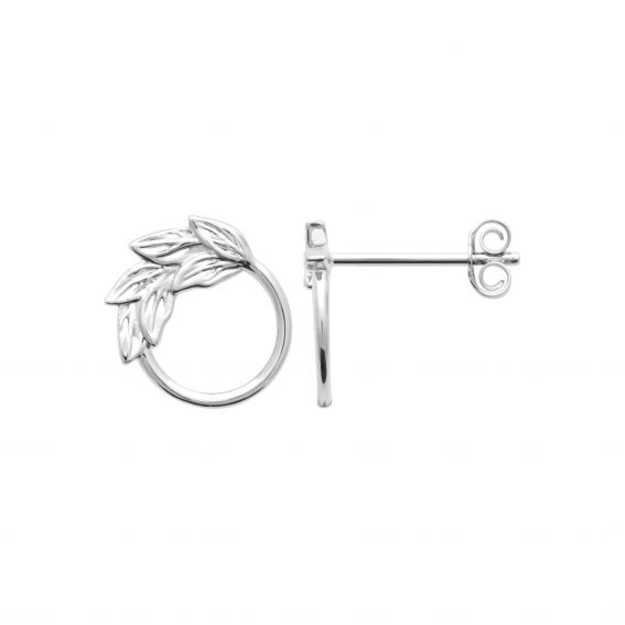 Créole argent925 et 6 feuilles