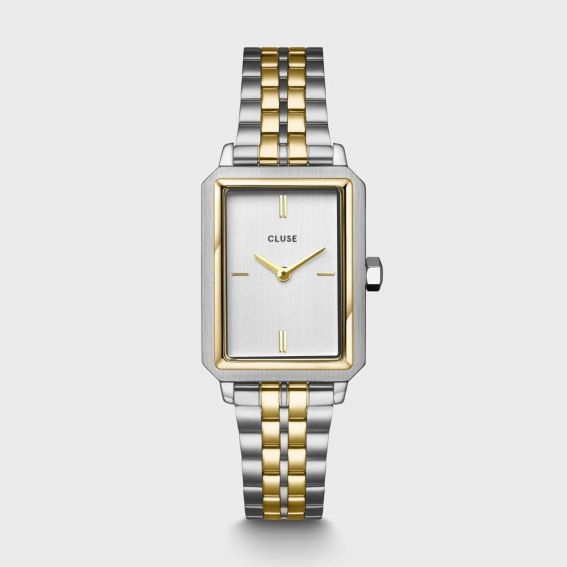 Fluette Horloge Staal Bicolor