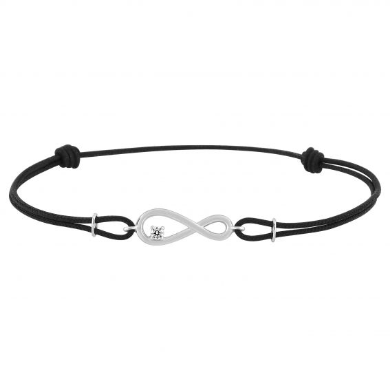 Open infinity cord bracelet...