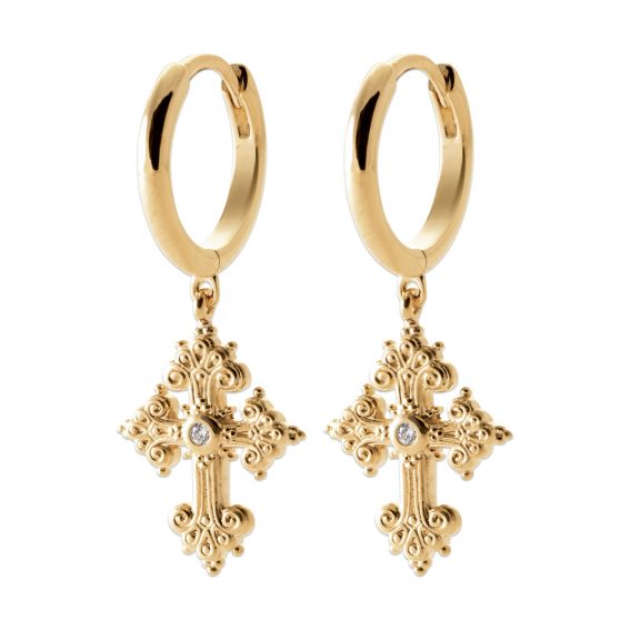 18k gold plated pendant...