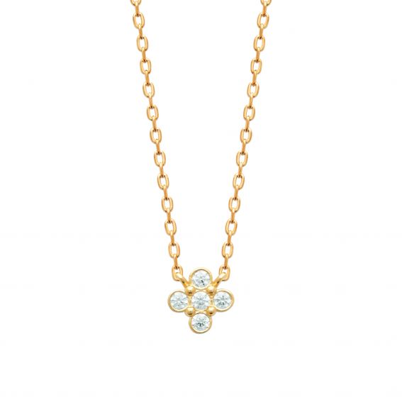 Clover 18k gold plated...