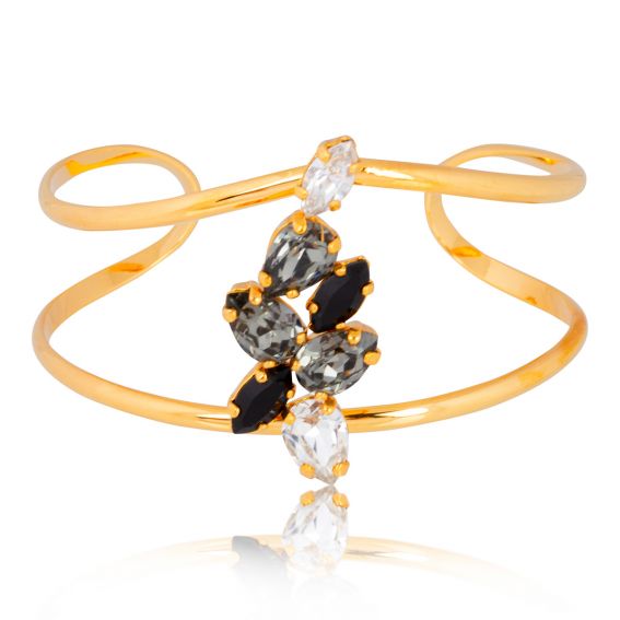 Andrea Marazzini Swarovski crystal bracelet Mignon F62 Black