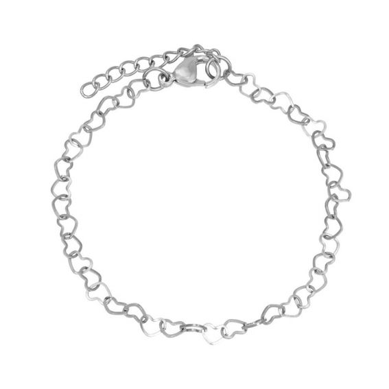 iXXXi Silver Hearts Bracelet