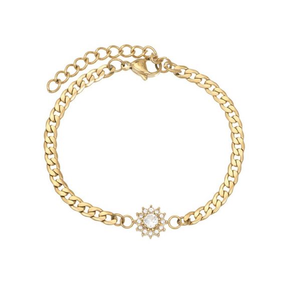 Small Lucia gold bracelet