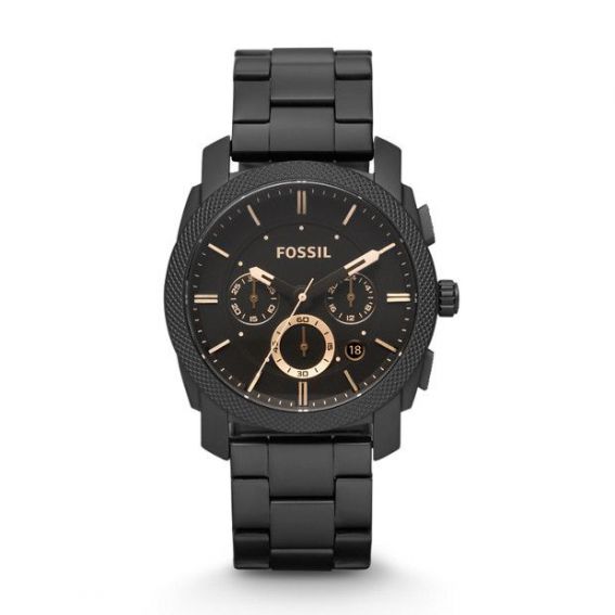 Fossil - Watch Machine Stainless Steel Chronograph - Black