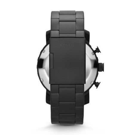 Fossil - Nate Stainless Steel Watch - Black
