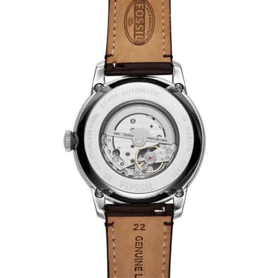 Fossil - Watch Townsman automatic brown leather