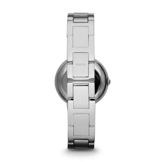 Montre Virginia à trois aiguilles en acier inoxydable - Montre Fossil pour femme