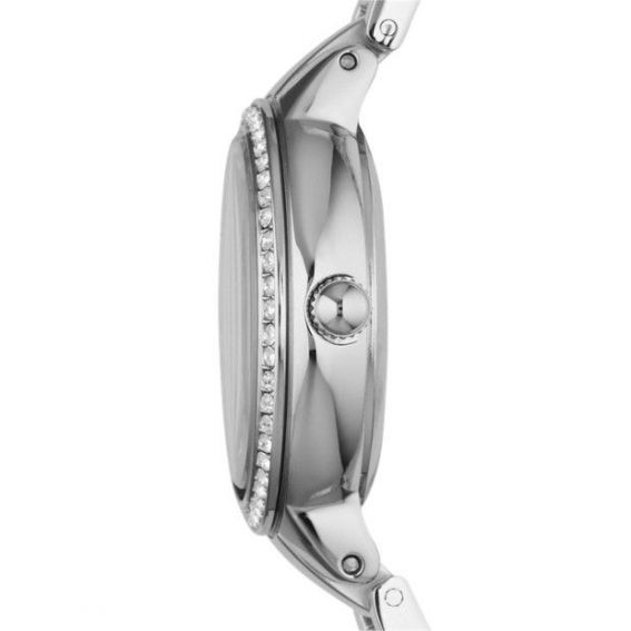 Montre Virginia à trois aiguilles en acier inoxydable - Montre Fossil pour femme