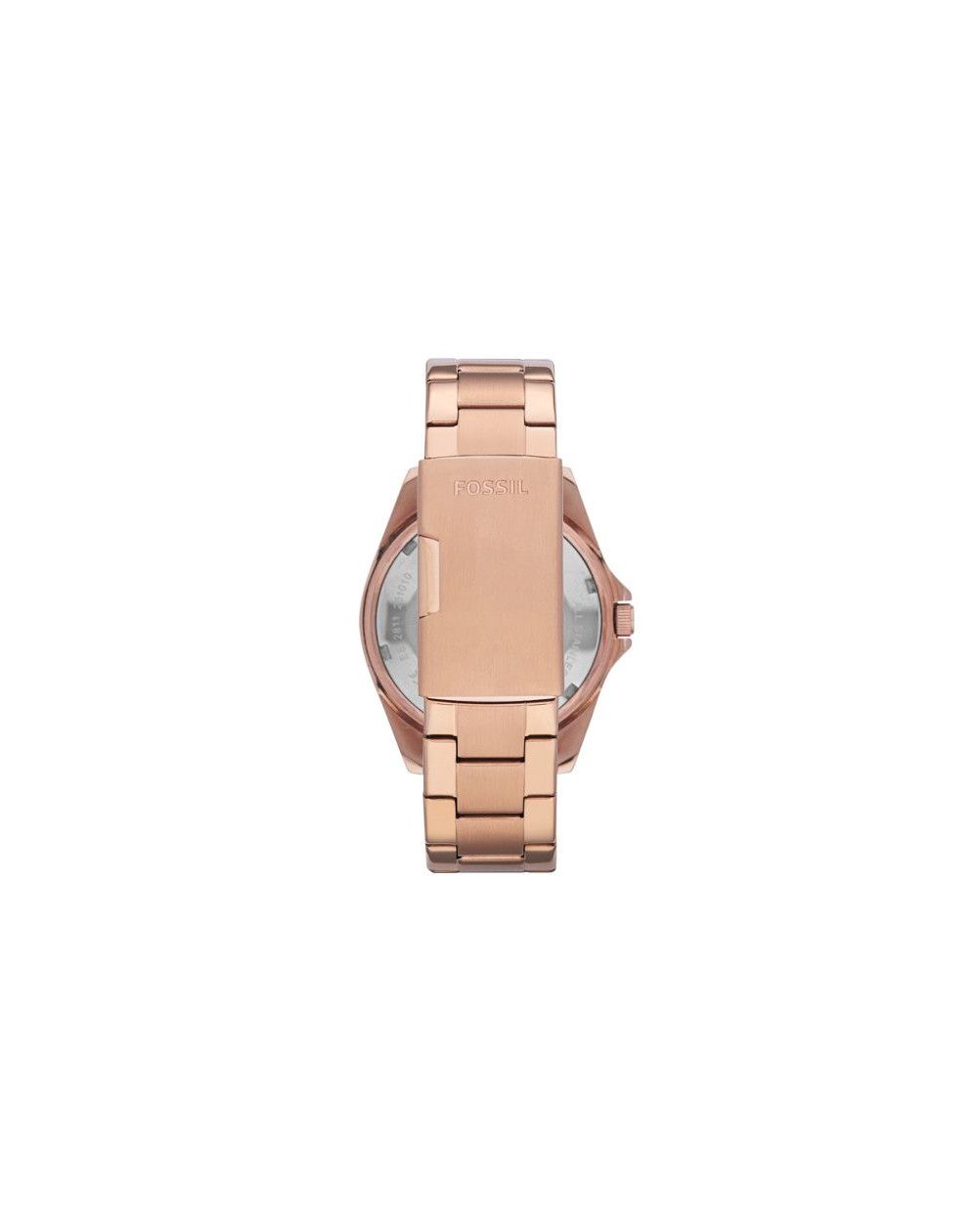 Montre Riley multifonction en acier inoxydable - Doré rose - Montre Fossil pour femme