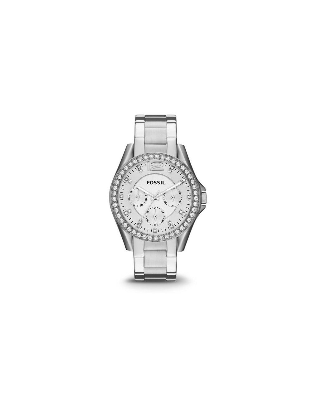 Fossil - Riley multifunctionele Stainless Steel Watch