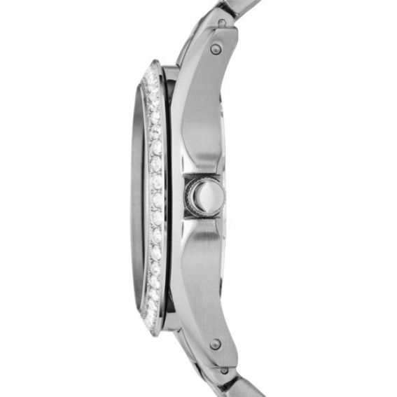 Montre Riley multifonction en acier inoxydable - Montre Fossil pour femme