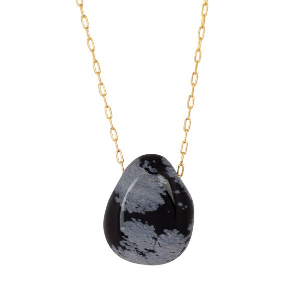 Göshö Speckled obsidian - Protection - Göshö necklace