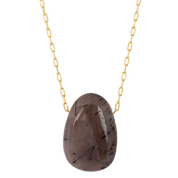 Göshö Black rutil quartz - Separation - Göshö necklace
