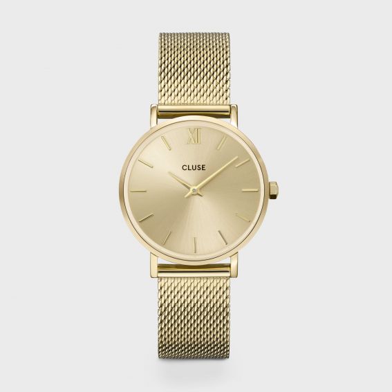 Cluse CLUSE Watch - Minuit Mesh Full Gold