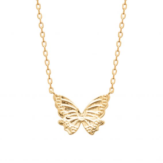 18k vergulde vlinderketting